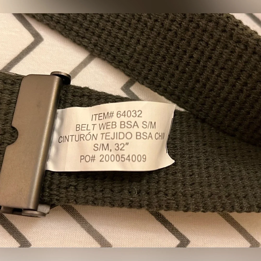 Boy Scout belt